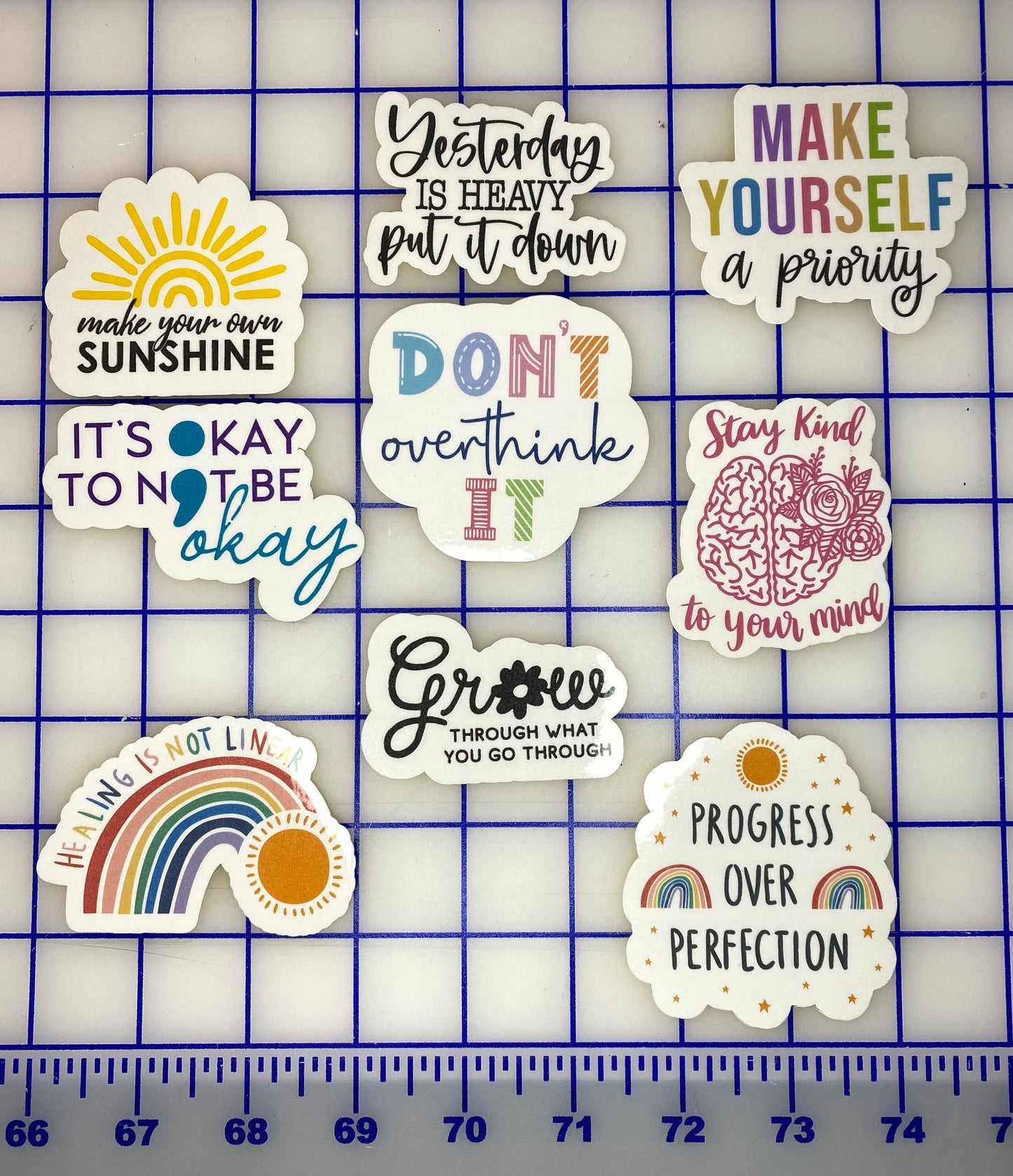 Mental Health Sticker Set